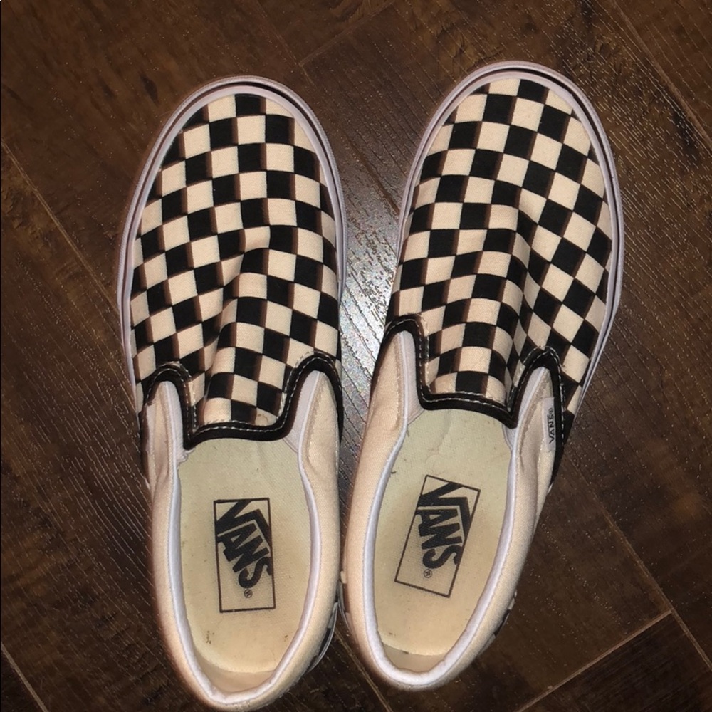 Slip on checker vans